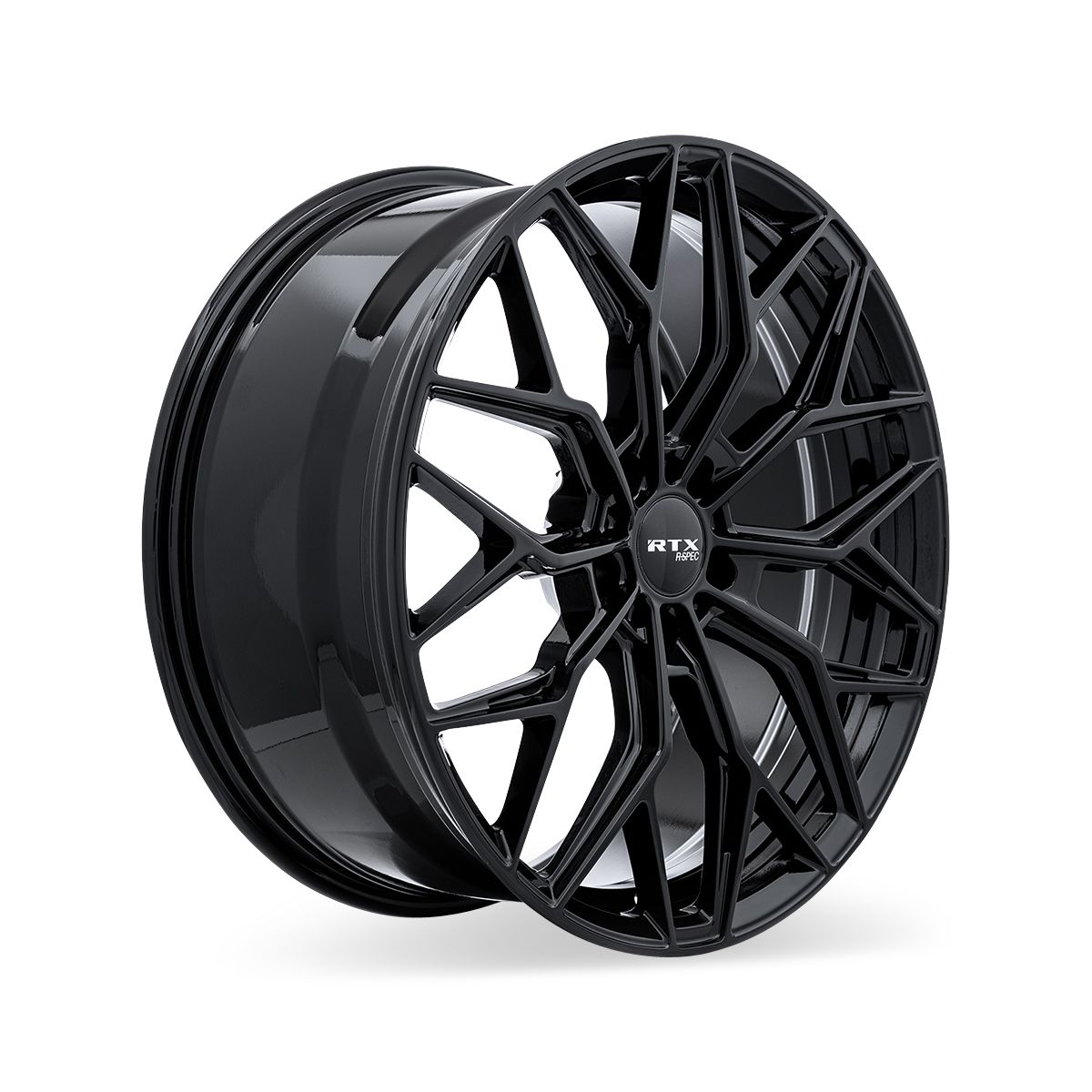 RS02 • Gloss Black • 18x8 5x114.3 ET38 CB73.1