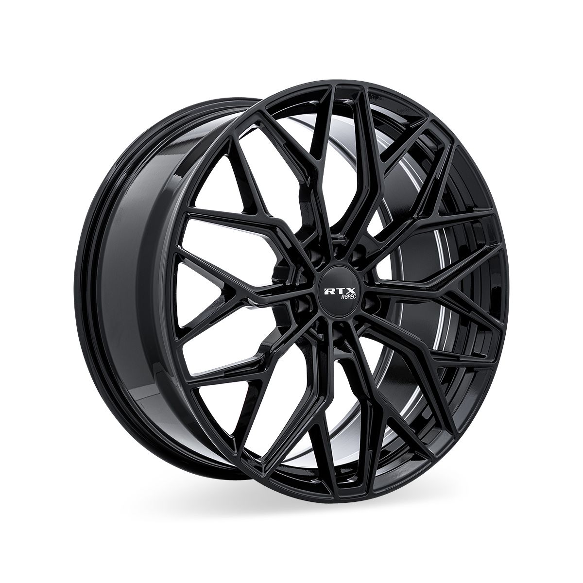 RS02 • Gloss Black • 18x8 5x114.3 ET38 CB73.1