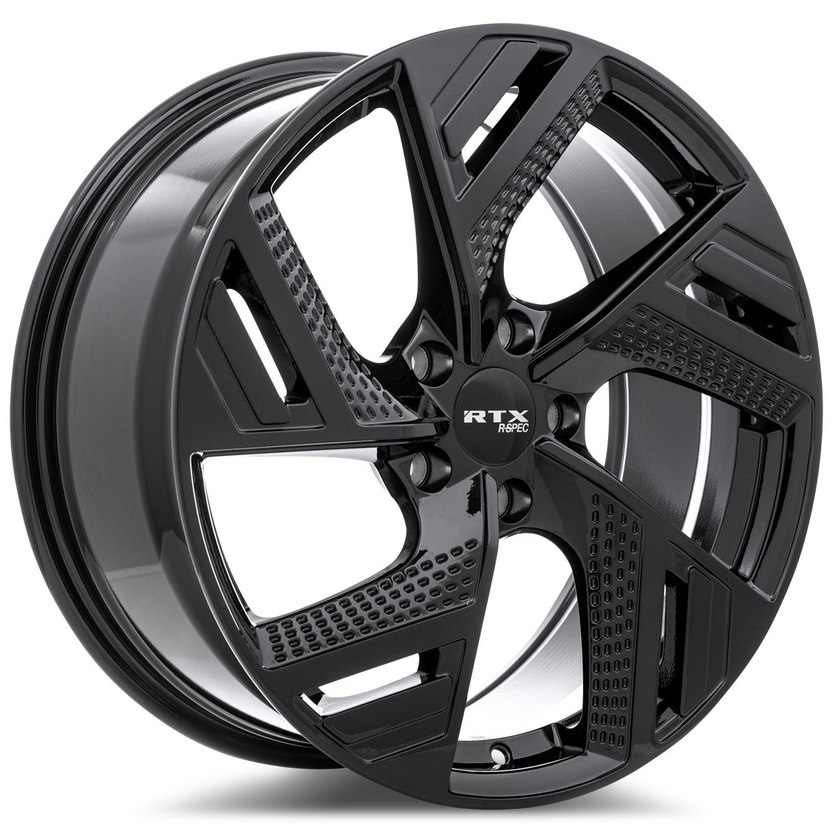 RS09 • Gloss Black • 17x7.5 5x114.3 ET40 CB67.1