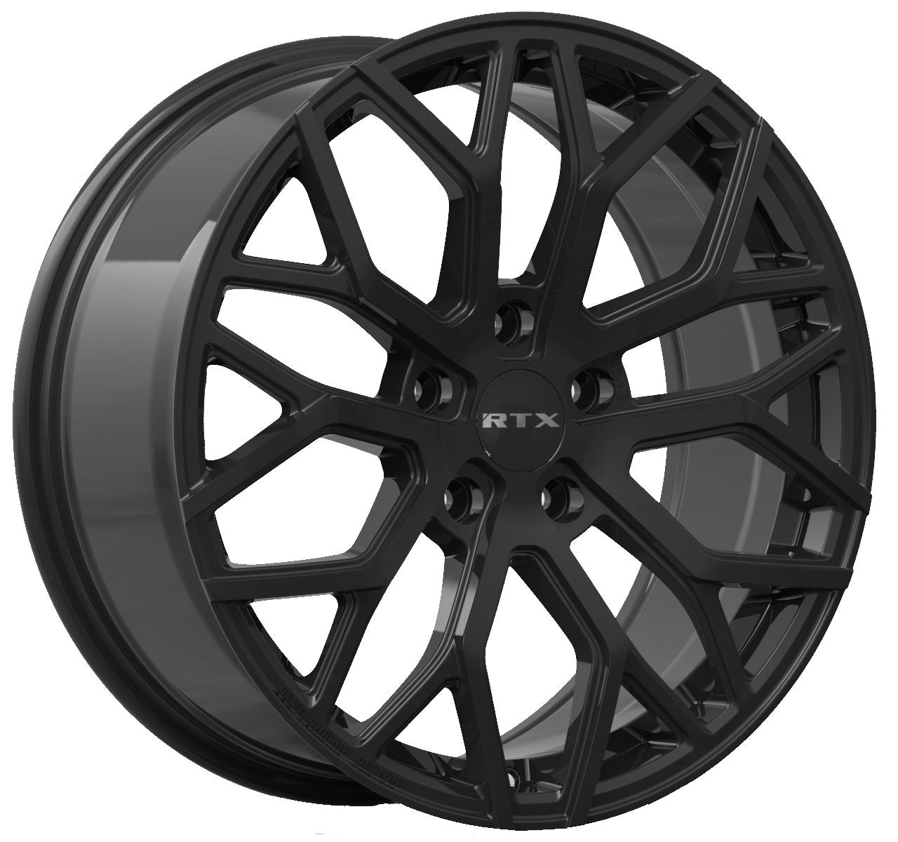 RTX® (RTX) • 083277 • D01 (5 Lugs) • Gloss Black • 19x8.5 5x114.3 ET45 CB67.1