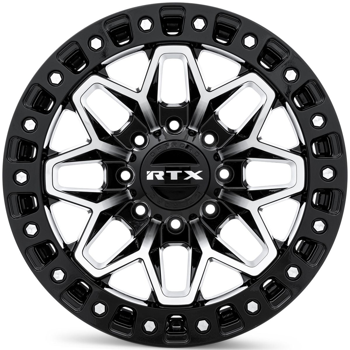 RTX® (Offroad) • 083206 • Zion • Gloss Black Machined • 20x9 8x180 ET20 CB125