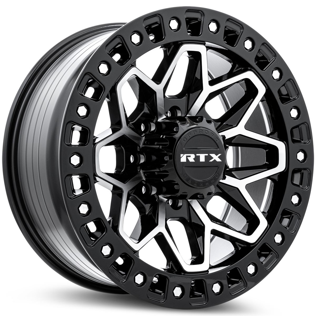 RTX® (Offroad) • 083204 • Zion • Gloss Black Machined • 20x9 8x165.1 ET20 CB125