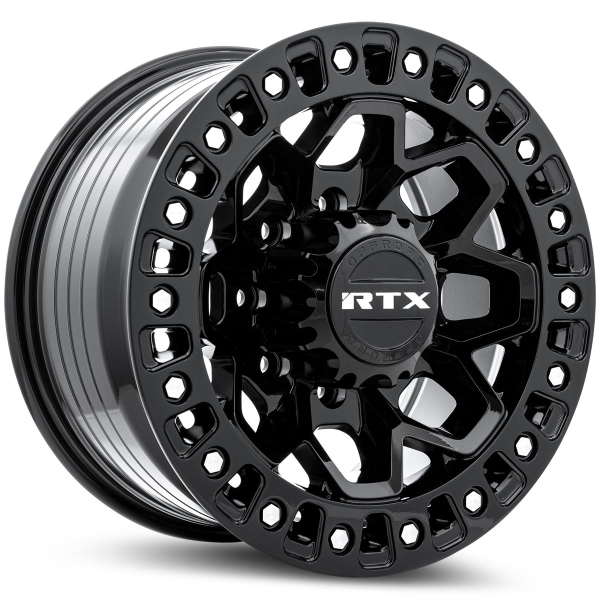 RTX® (Offroad) • 083197 • Zion • Gloss Black Milled Rivets • 20x9 8x180 ET20 CB125