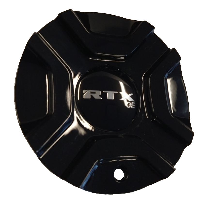 RTX 1122L149ALB1OE - Center Cap Alum.Gloss Black RTXoe Chrome Black Background (1)M6xL25