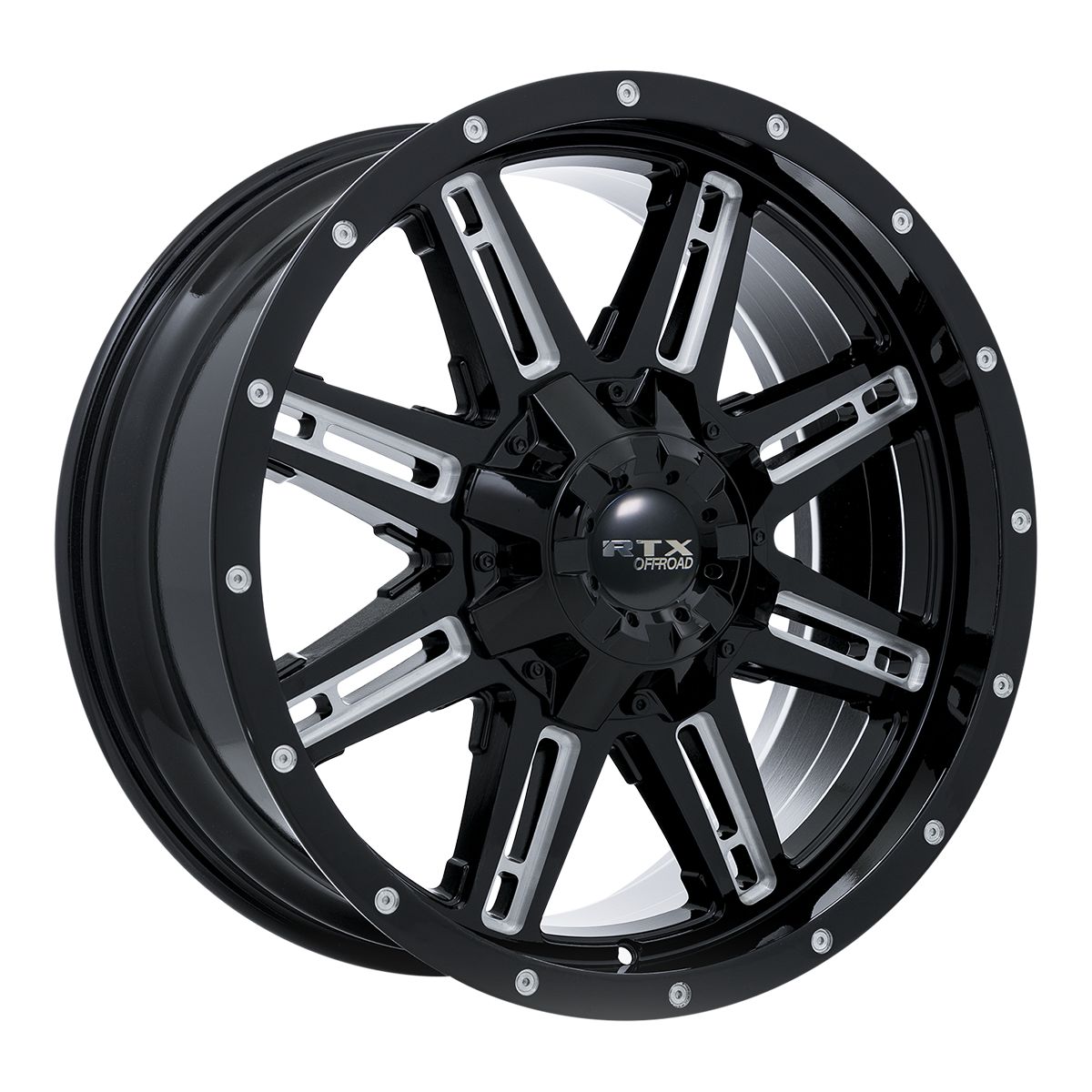 Ravine • Black Milled • 17x8 5x114.3/127 ET15 CB71.5