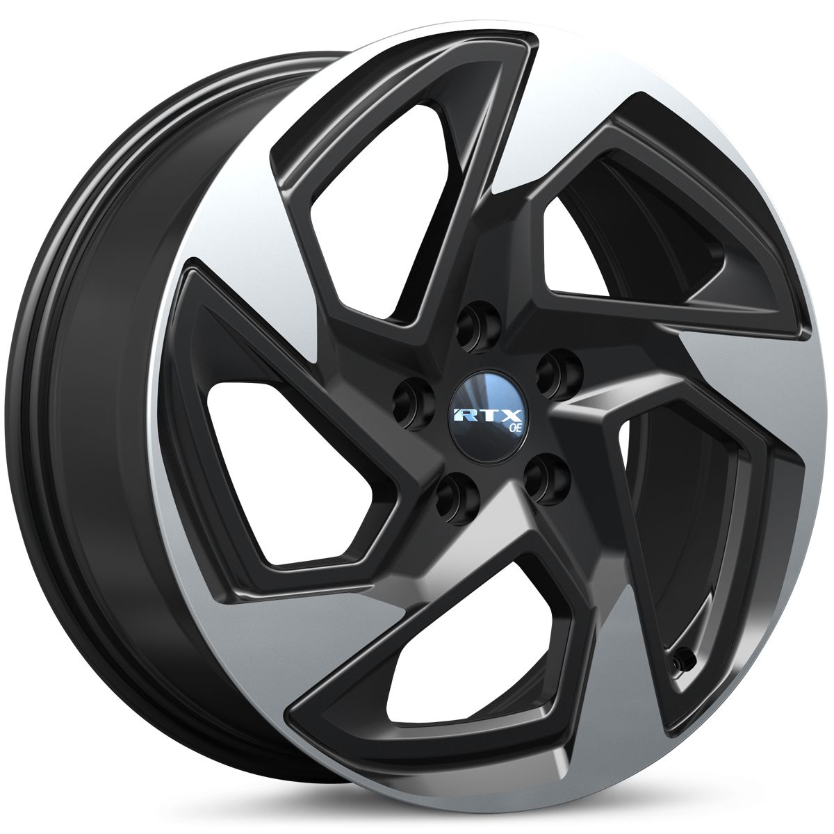SU-01 • Gloss Black Machined • 17x7 5x114.3 ET55 CB56.1