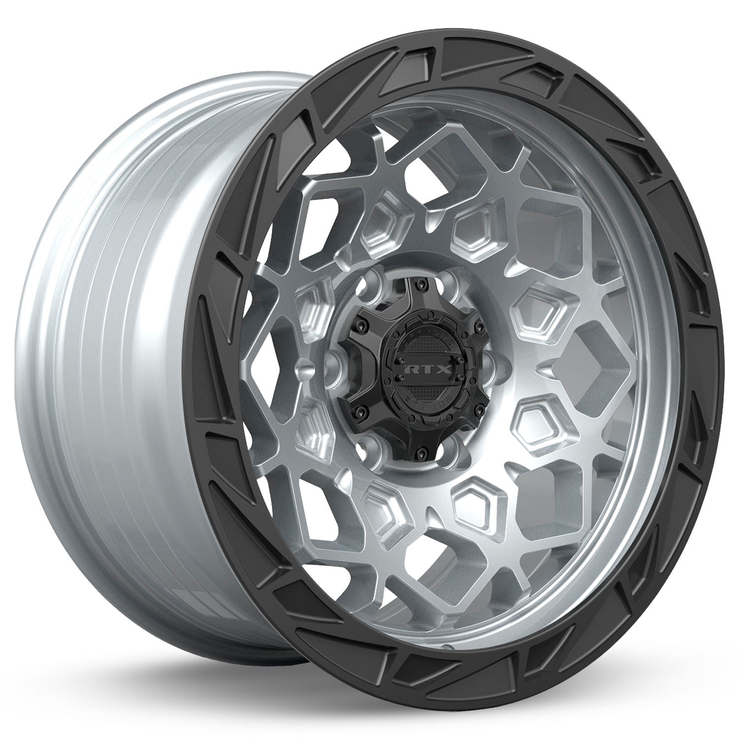 RTX® (Offroad) • 083470 • Spade • Hyper Silver Black Lip • 20x9 6x139.7 ET15 CB106.1