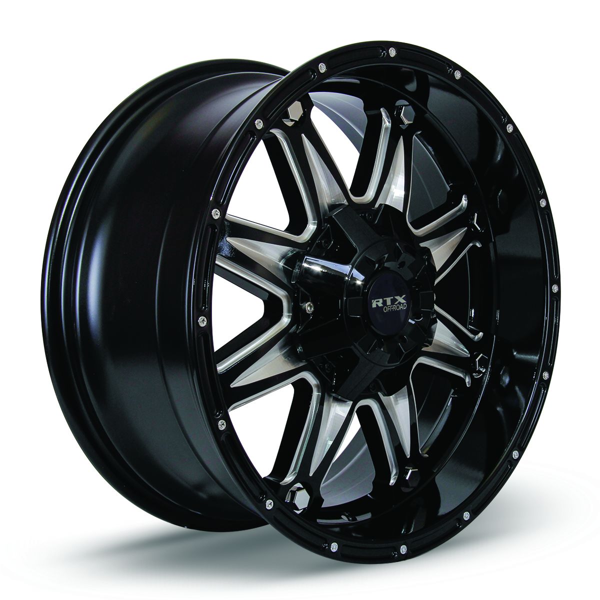 Spine • Black with Milled Spokes • 18x9 6x139.7 ET10 CB106.1