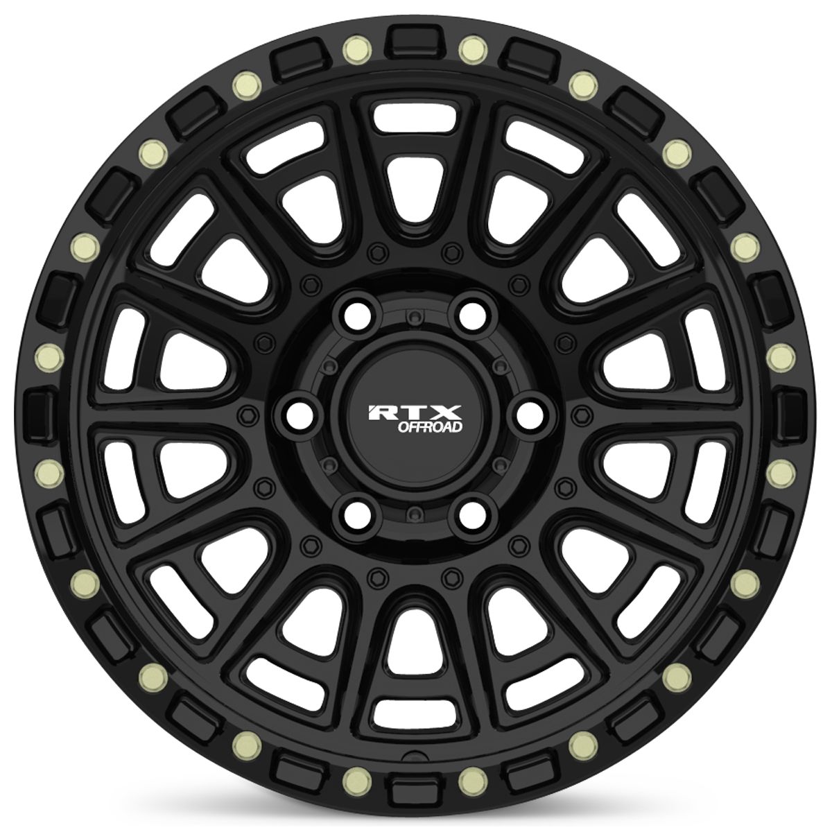 Striker • Gloss Black with Milled Rivets • 17x8.5 6x139.7 ET10 CB106.1