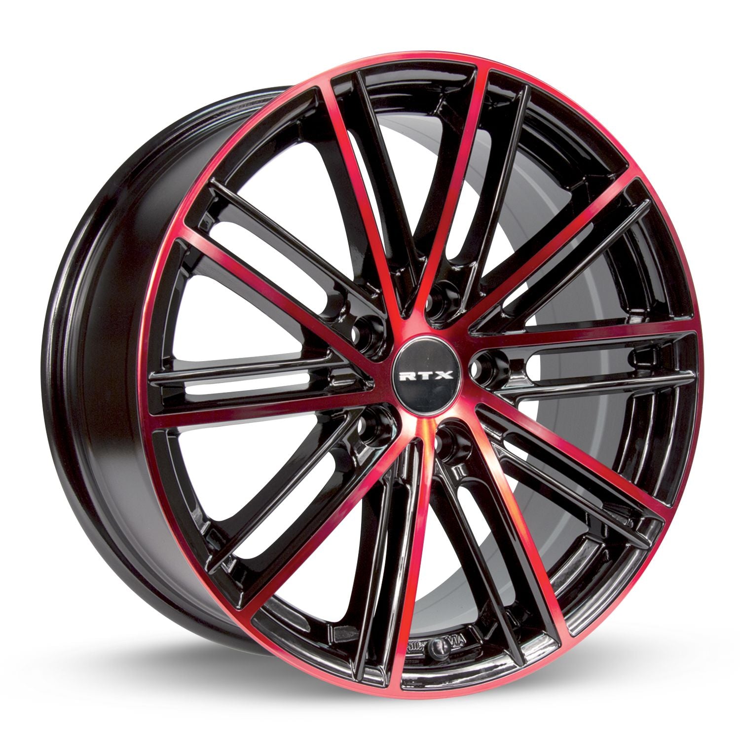 Strobe 5 • Black Machined Red • 17x7.5 5x114.3 ET45 CB73.1