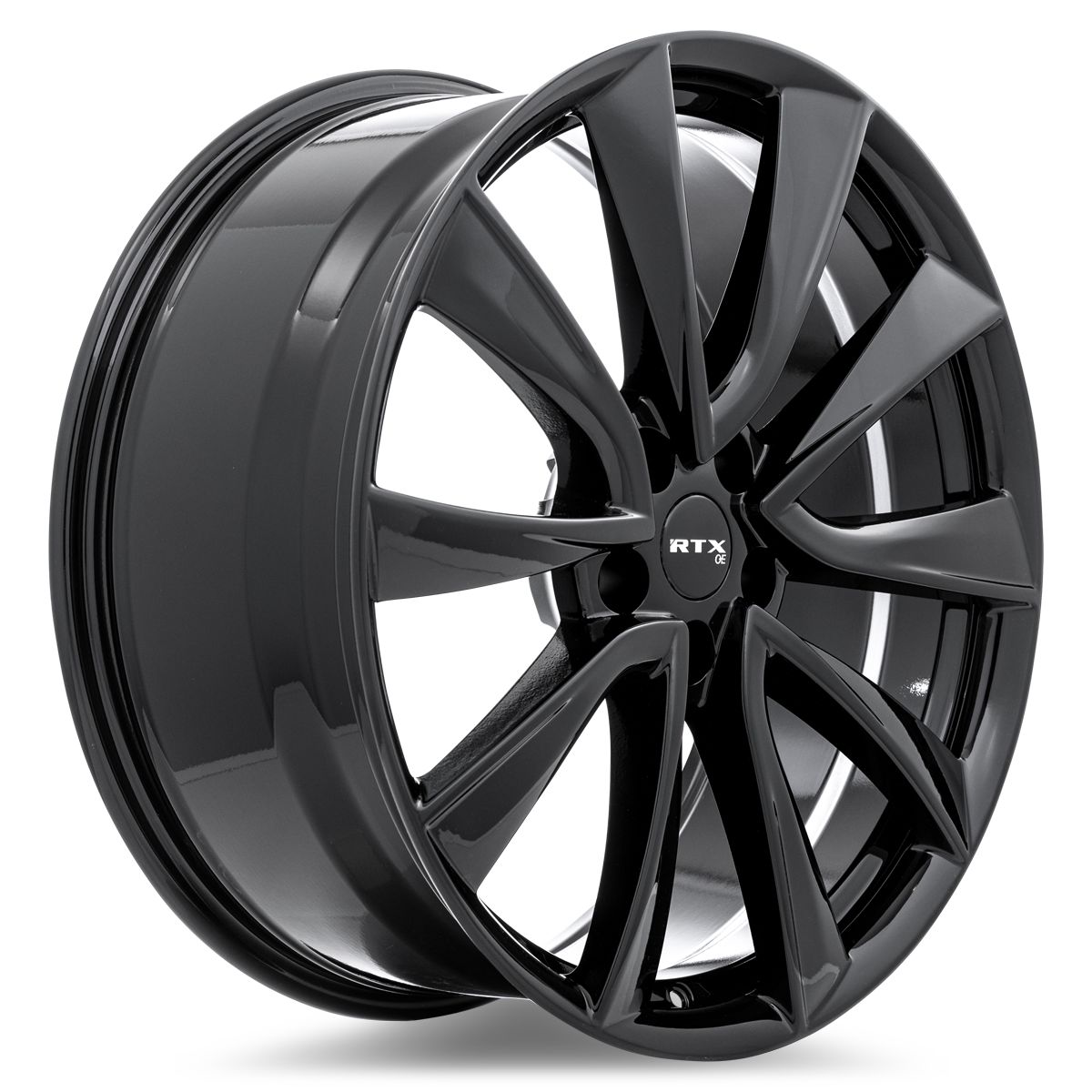 TS-01 • Gloss Black • 19x8.5 5x114.3 ET35 CB64.1