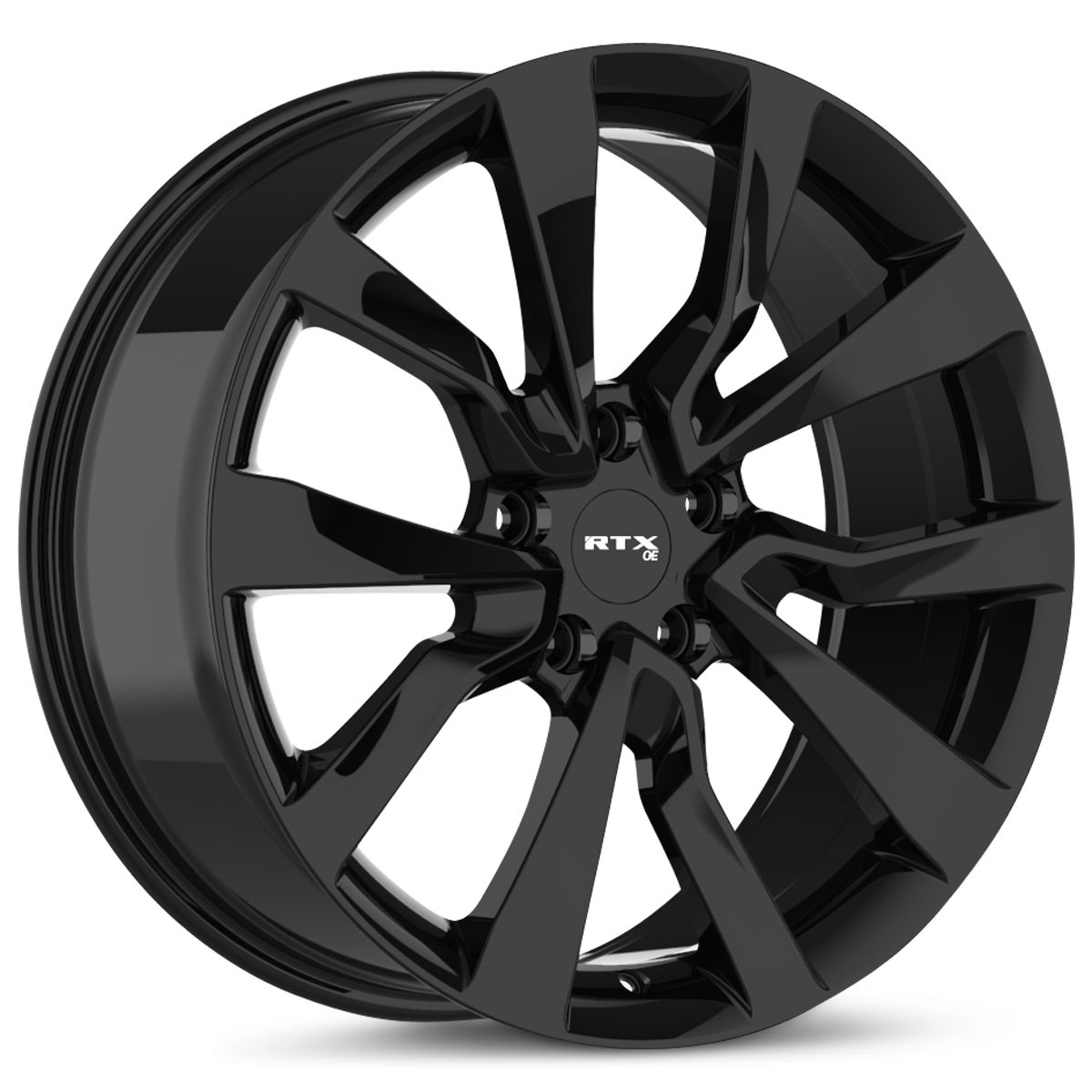 TS-04 • Gloss Black • 18x8 5x114.3 ET35 CB64.1