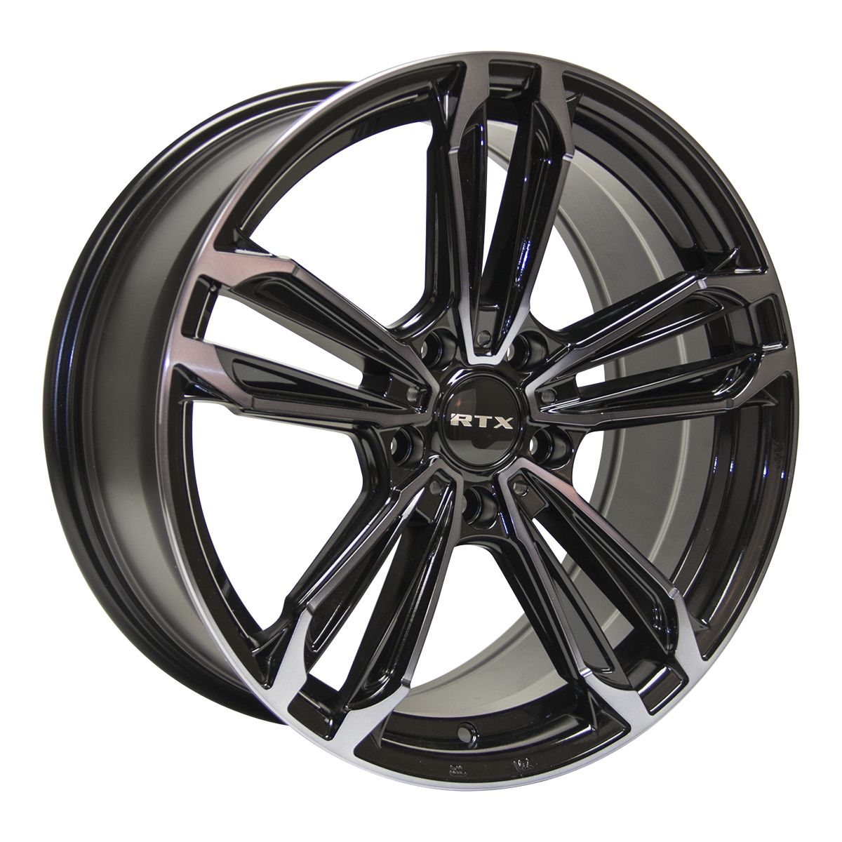 Ultra 5 • Black Machined Grey • 18x8 5x114.3 ET42 CB73.1