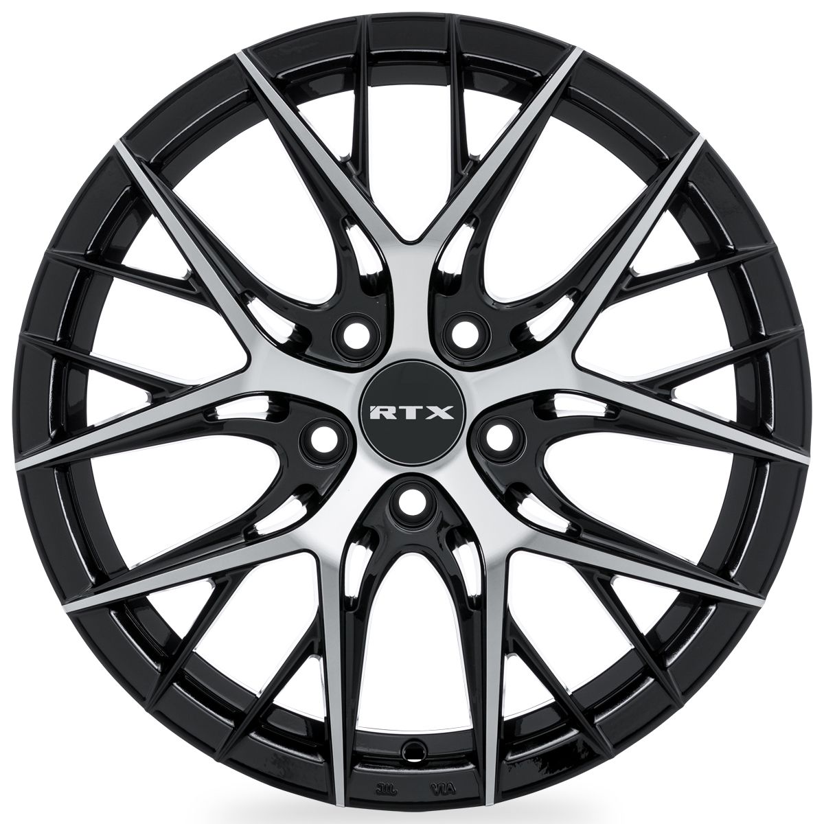 RTX® (RTX) • 082995 • Valkyrie • Gloss Black Machined • 18x8 5x114.3 ET40 CB73.1