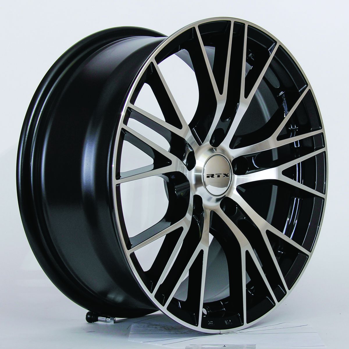 Vertex • Black Machined • 18x8 5x108 ET38 CB63.4