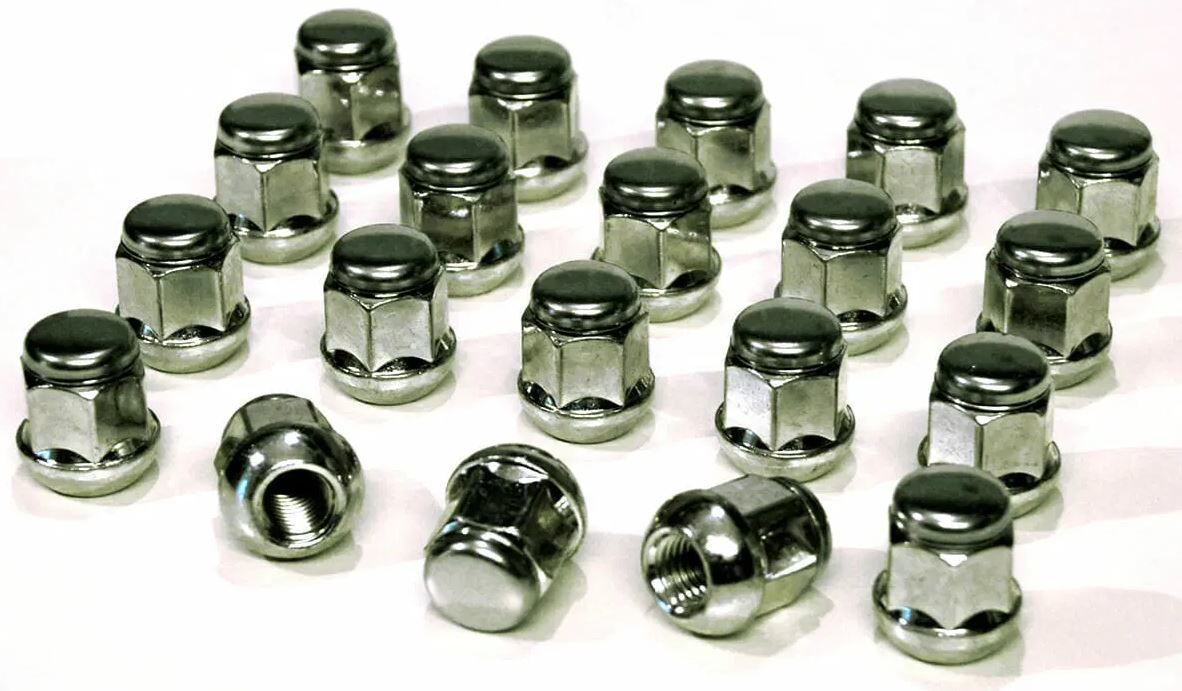 Westcoast W6015B-20 - (20) Chrome Radius OEM Style Nut Honda/Acura 12X1.5 29.6mm 19mm Hex