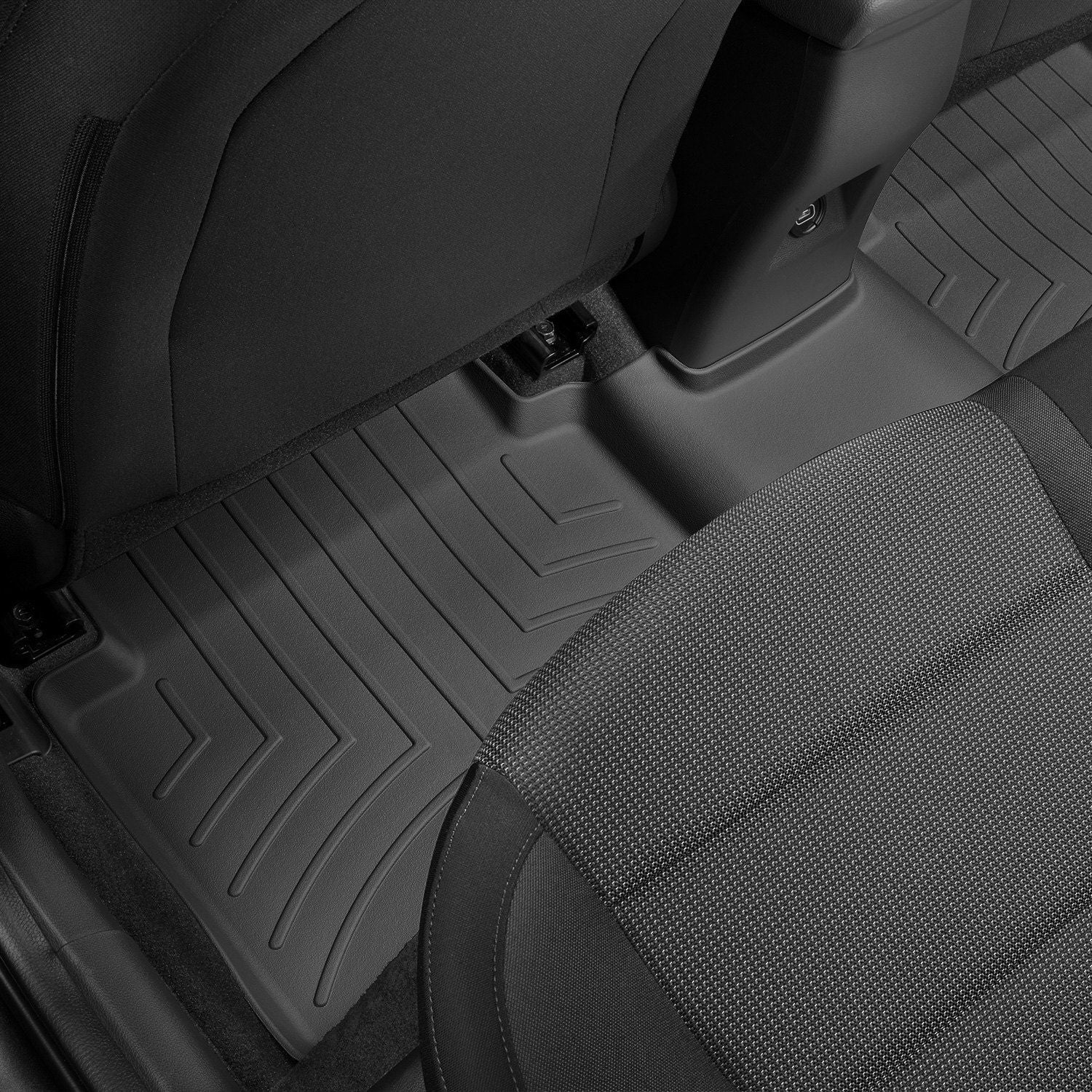 Weathertech® • 4413362 • FloorLiner • Molded Floor Liners • Black • Second Row • Hyundai Accent 18-22