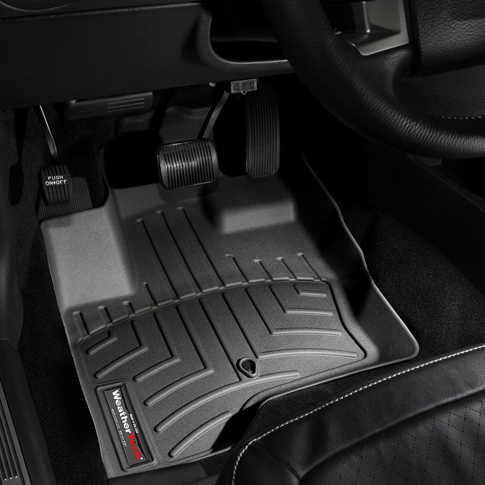 Weathertech® • 442081 • FloorLiner • Molded Floor Liners • Black • First Row