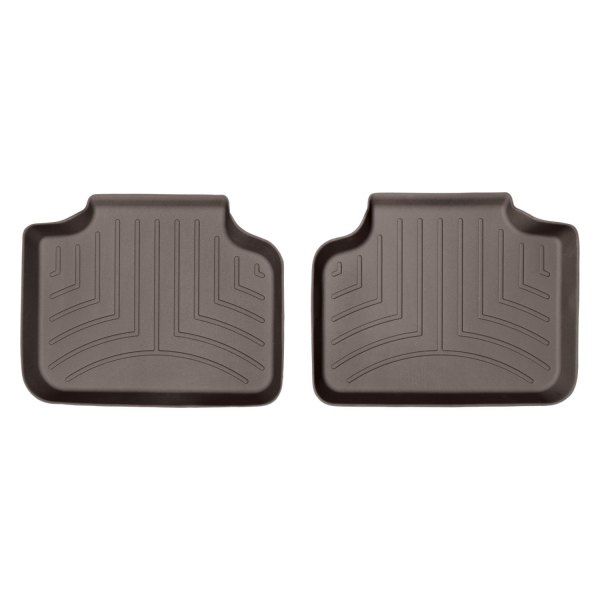 Weathertech® • 477482 • FloorLiner • Molded Floor Liners • Cocoa • Second Row • BMW X1 16-22