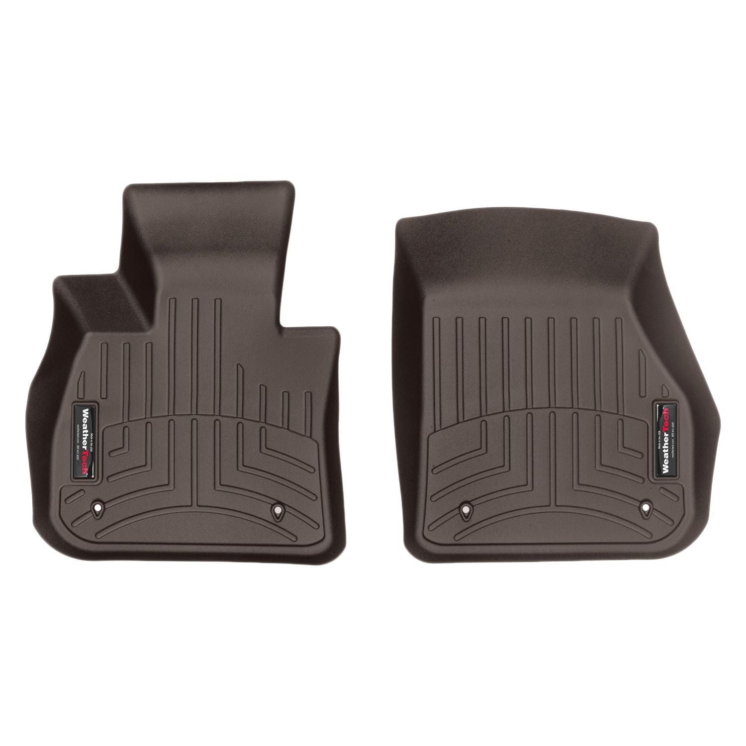 Weathertech® • 478811 • FloorLiner • Molded Floor Liners • Cocoa • First Row • BMW X1 16-22