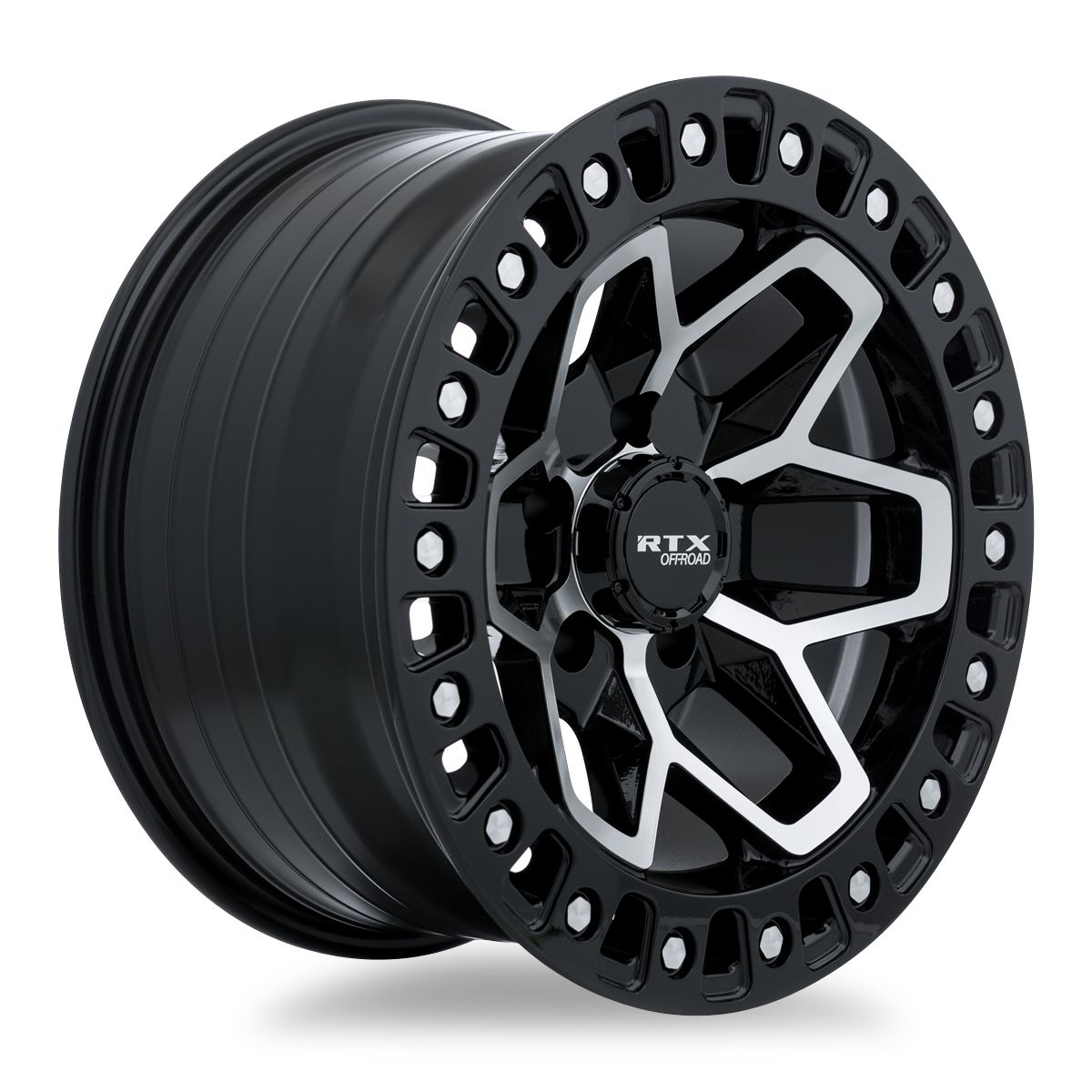 RTX® (Offroad) • 083288 • Zion • Gloss Black Machined • 17x9 6x114.3 ET15 CB66.1