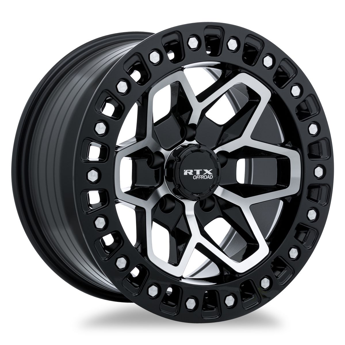 Zion • Gloss Black Machined • 17x9 6x139.7 ET0 CB106.1