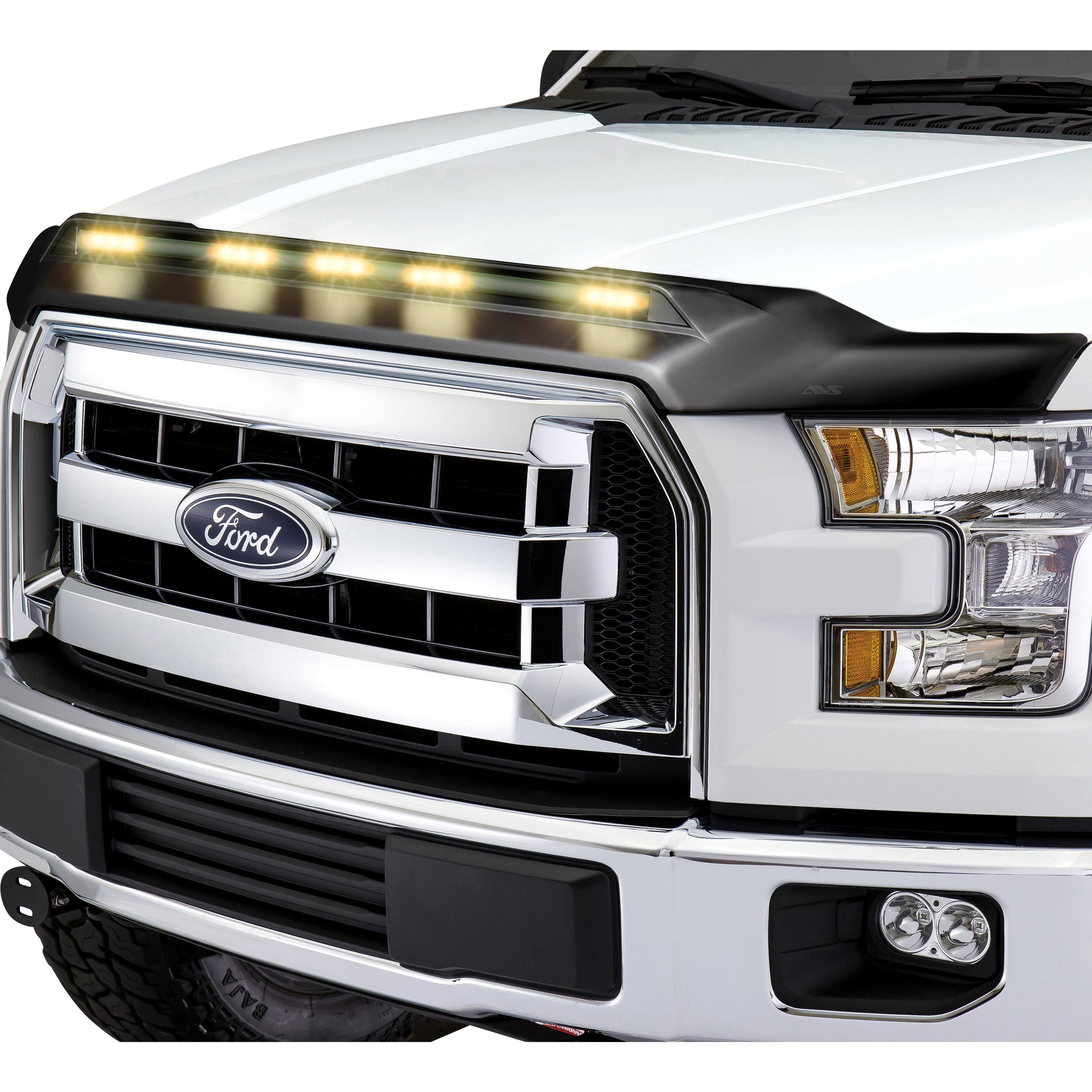 AVS® • 753163 • Aeroskin LightShield • Matte Black Hood Protector • Ram 1500 19-22