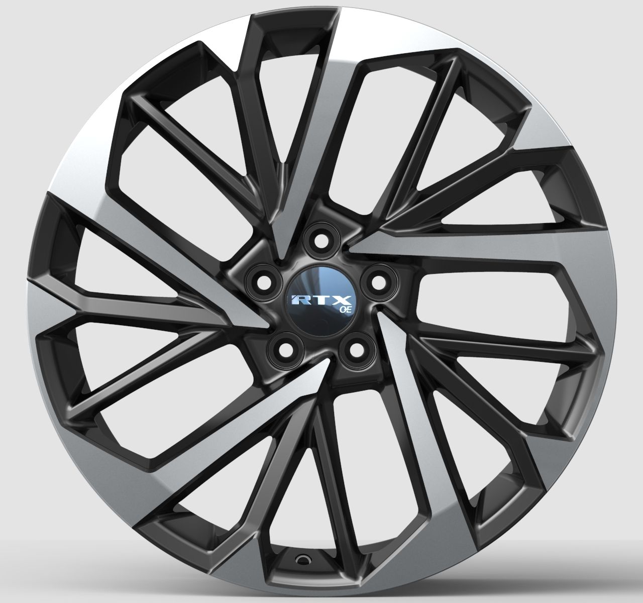 MM01 20x8 5x114.3 ET35 CB66.1 Gloss Black Machined