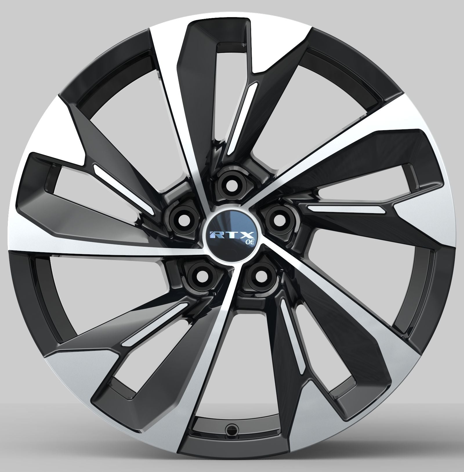 RTX® (OE) • 083551 • MZ03 • Gloss Black Machined • 17x7 5x114.3 ET40 CB67.1