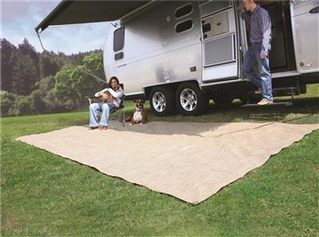 Camco C42811 - Premium Quality Awning & Leisure Mat - Brown - 15' X 7'