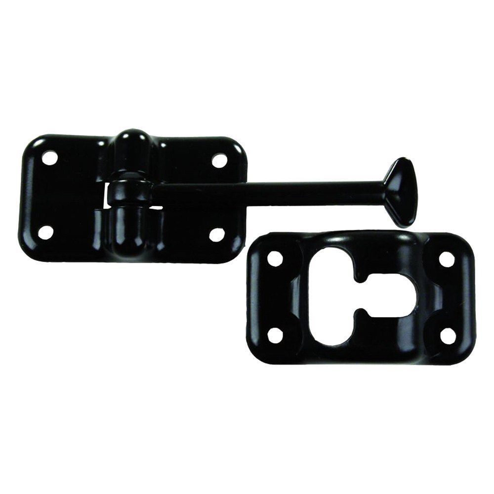 3-1/2"T-STYLE DOOR HOLDER BLACK