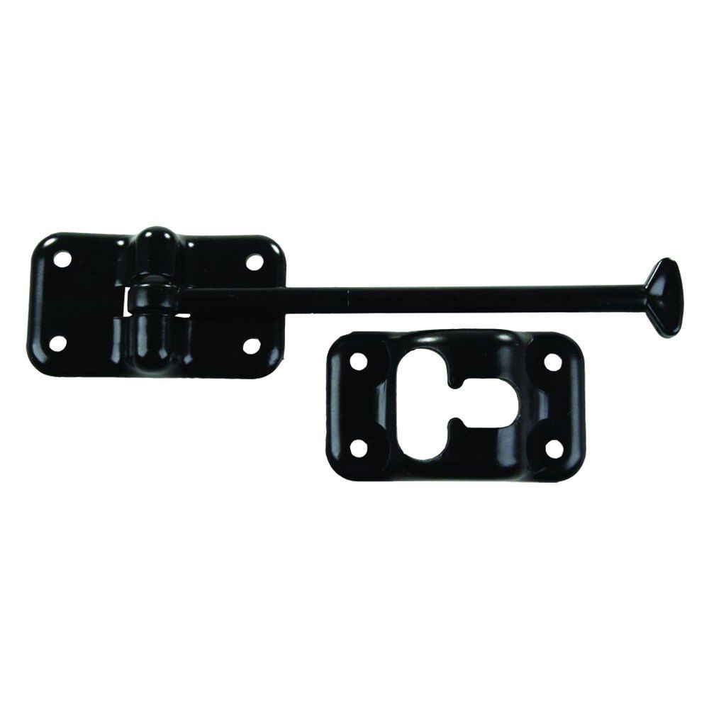 6" T-STYLE DOOR HOLDER, BLACK