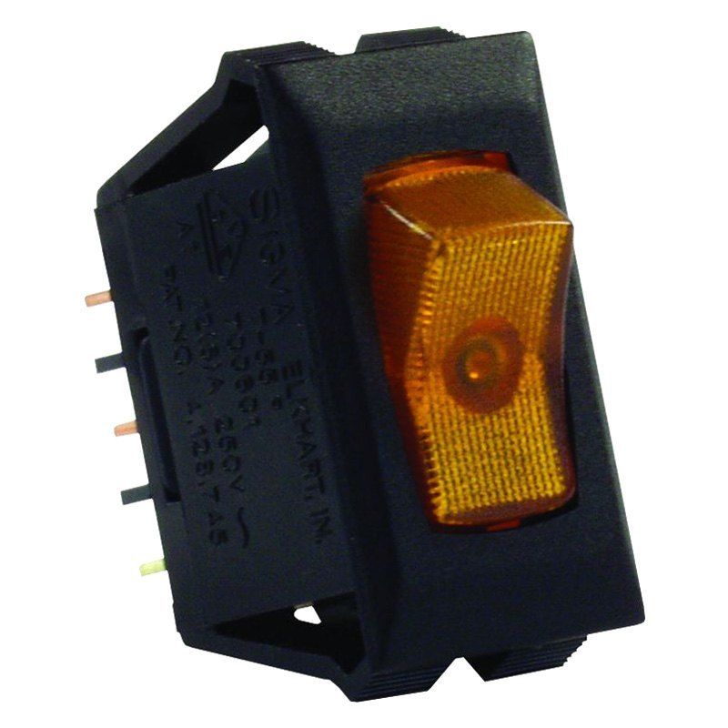 12V ILLUMIN. AMBER/BLACK