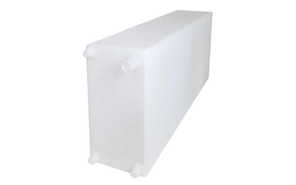 Icon Technologies 12724 - WT2460 20 gal. Fresh Water Tank with 1/2" Fittings (39"L x 16"W x 8"H)