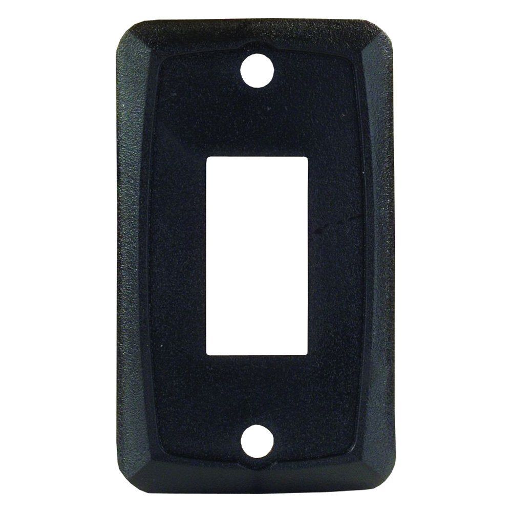 SINGLE FACE PLATE, BLACK