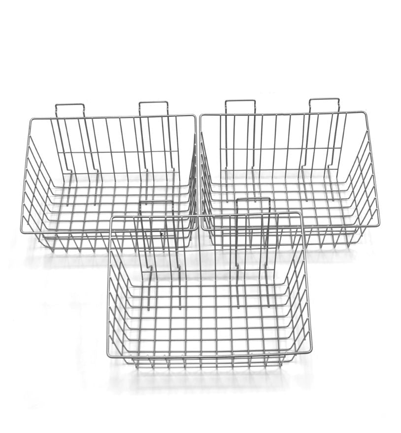 Proslat 13022 - Metal Basket 15"x8"x11" (Pack of 3)