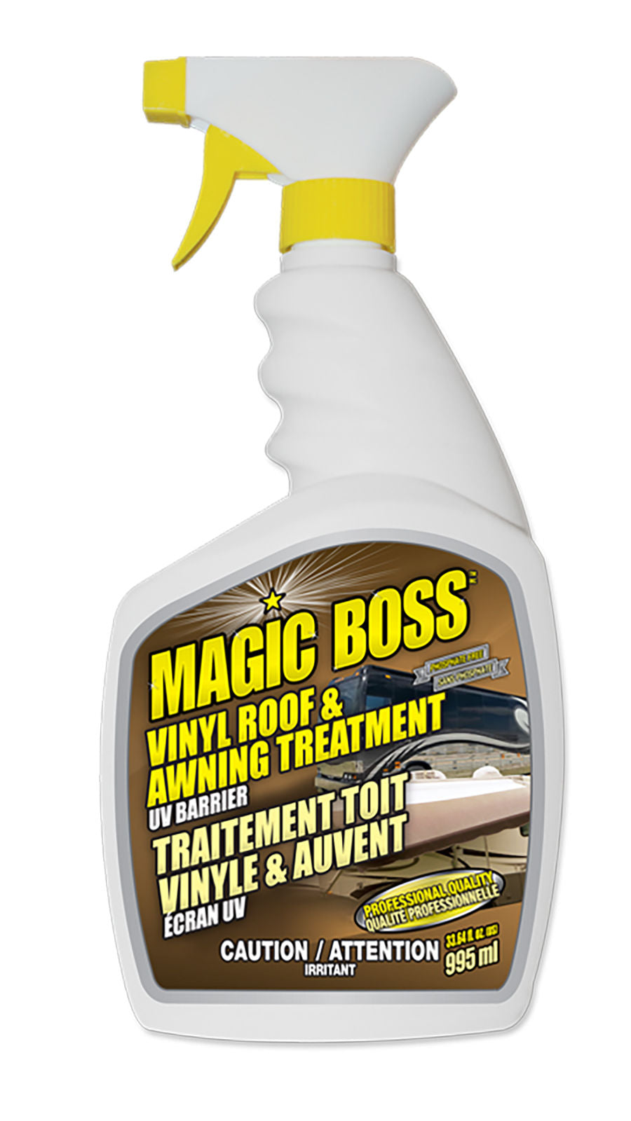 Magic Boss 1450 - Box of 12, Vinyl Roof & Awning Treatment UV Barrier (995 ml)