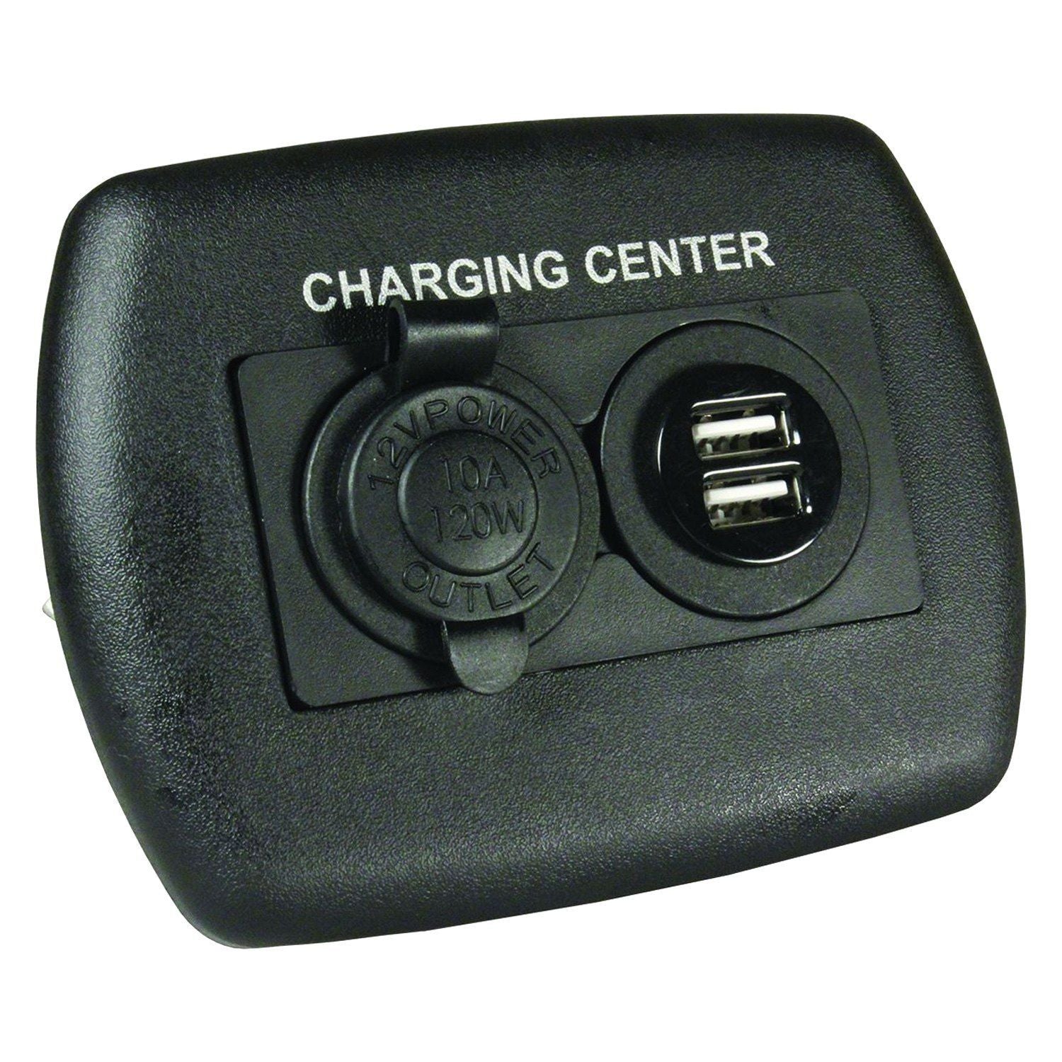 12V/USB CHARGING STATION BLK