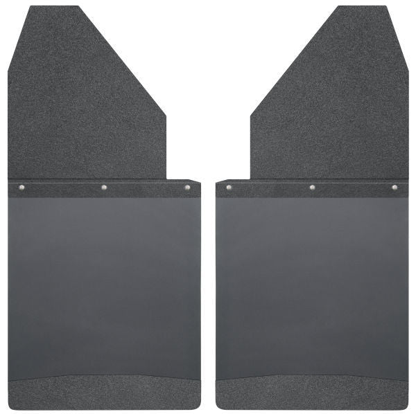 Husky Liners 17112 - 14" Wide Mud Flaps Kick Back with black weight