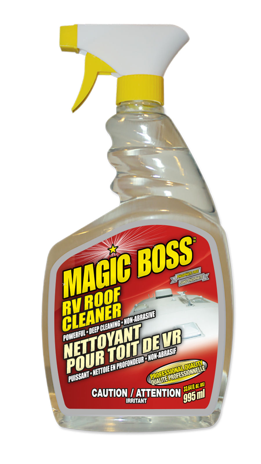 Magic Boss 1792 - Box of 12, RV Roof Cleaner (995 ml)