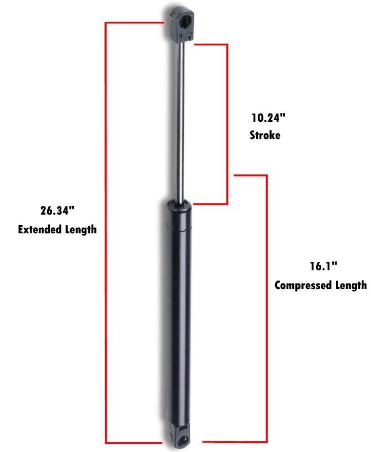 GAS PROP 100LB 26.34" EL,