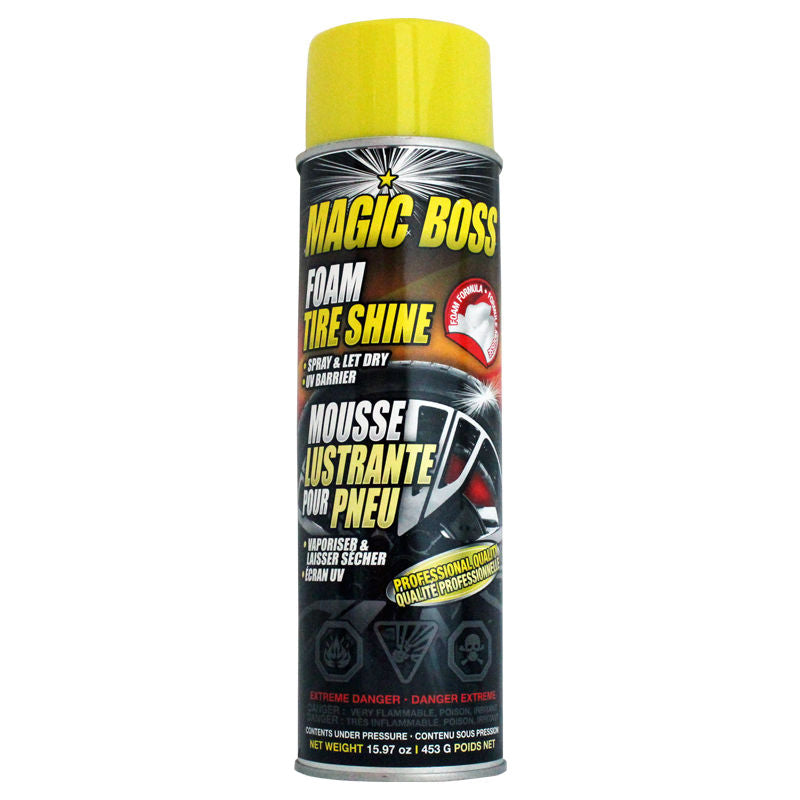 Magic Boss 2250 - Box of 12, Foam Tire Shine (453 g)