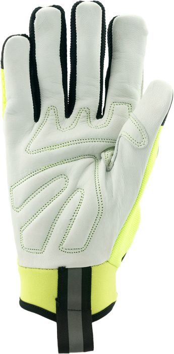 MEERKAT Goat Grain HI-VIS Mechanics Glove - L