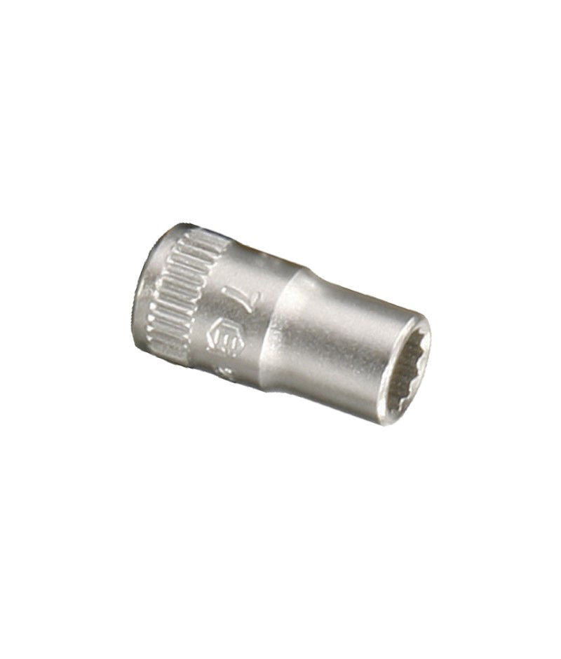 1/4"DR.7MM 12PT.HAND SOCKET