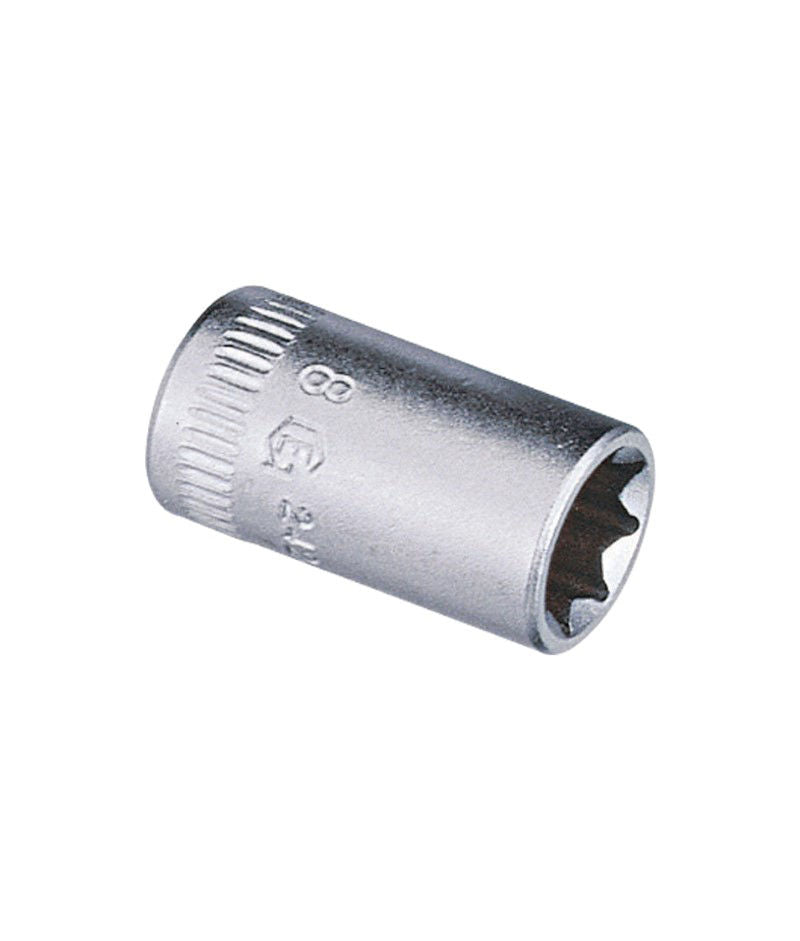 Genius 242510 - Chrome Socket 10 mm Metric 1/4" Drive 8 Pt