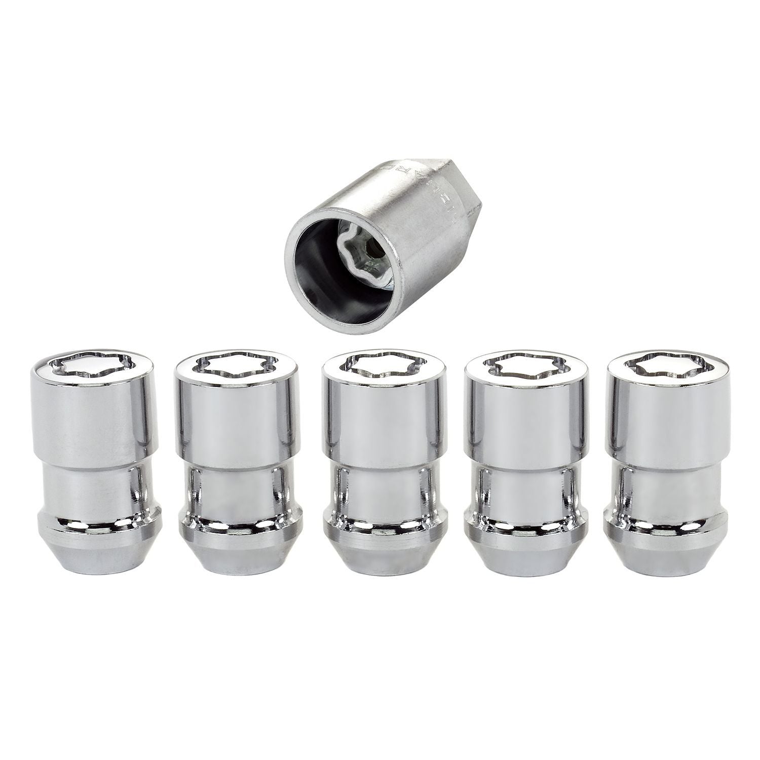 McGard 24537 - Chrome Cone Seat Wheel Lock (Set of 5) 12x1.5 1.46" Hex 19mm