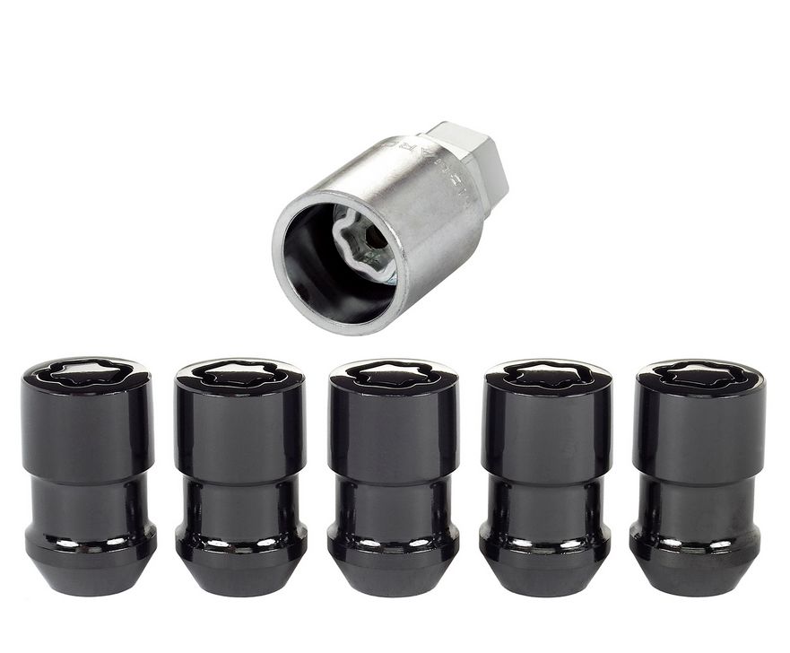 LOCK SET 1/2"BLK 3/4-13/16 (5)