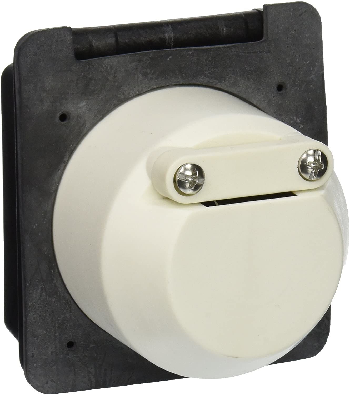 Marinco 301ELRV.BLK -  Black 30 Amp Standard Power Inlet