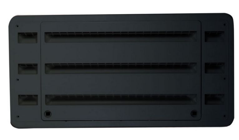 Dometic 3109349.065 - Refrigerator Side Vent 30" Black