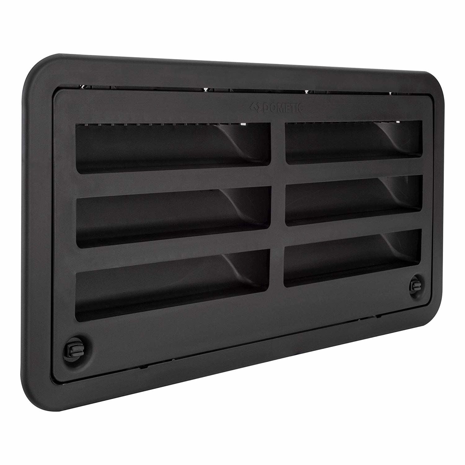 Dometic 3316941.005 - RV Camper Trailer 20" Dometic Refrigerator Side Wall Vent, Black